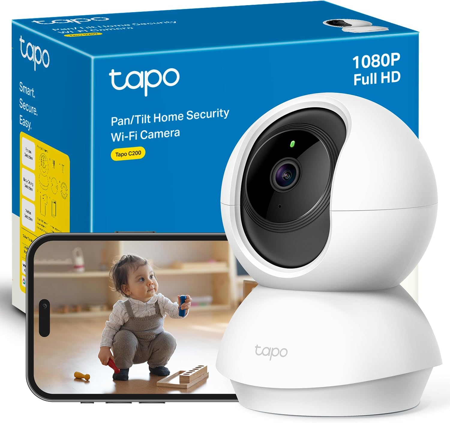 TP-Link Tapo C200 — cámara interior WiFi rotación 360°